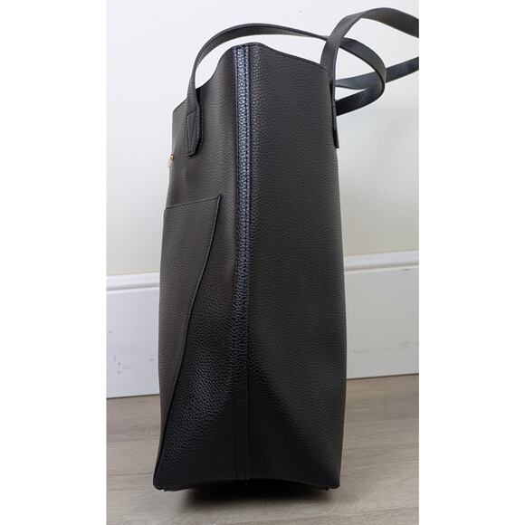 Steve Madden Large Shoulder Tote Bag Black Floral Carryall Weekender Travel NEW - Picture 7 of 12